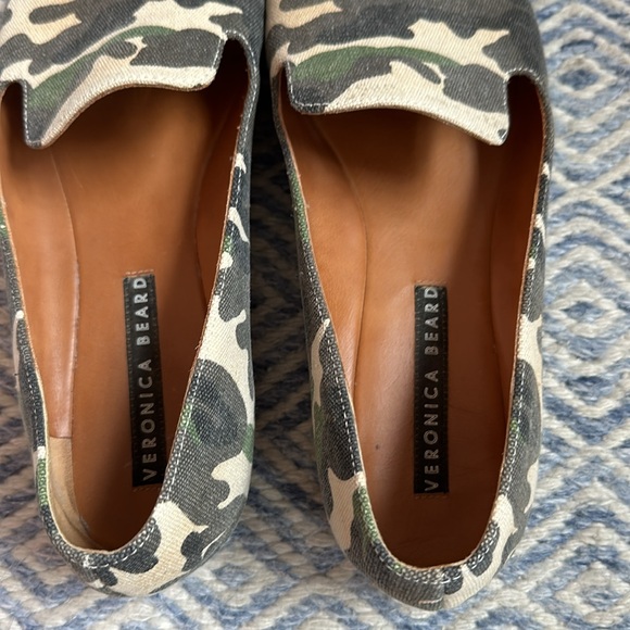 Veronica Beard Canvas Camo Loafers - Picture 3 of 7